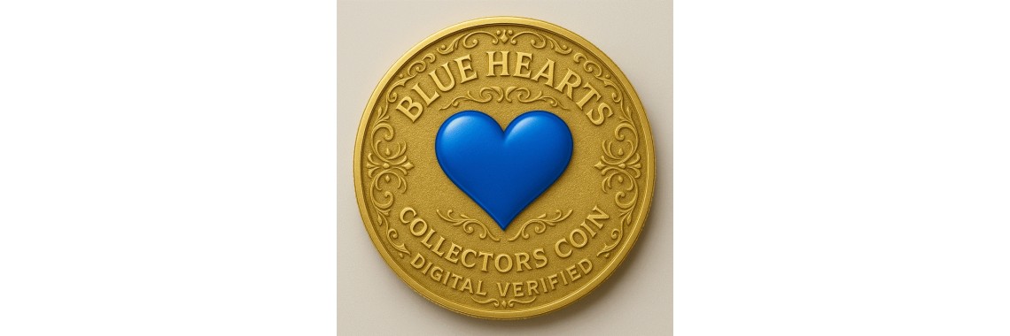 Blaues Herz
