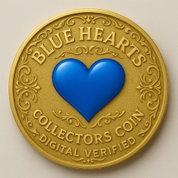 Blaues Herz
